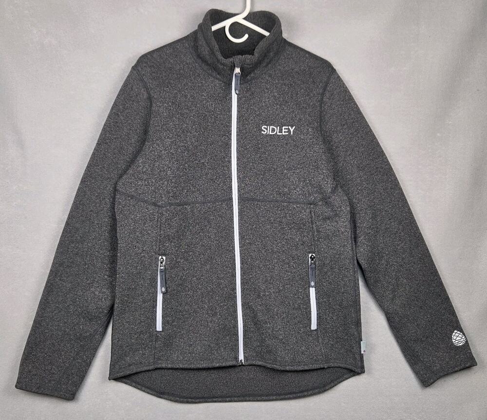 STIO Sweetwater Fleece Full Zip Jacket Womens XL Grey. Company Logo Sidley NWT